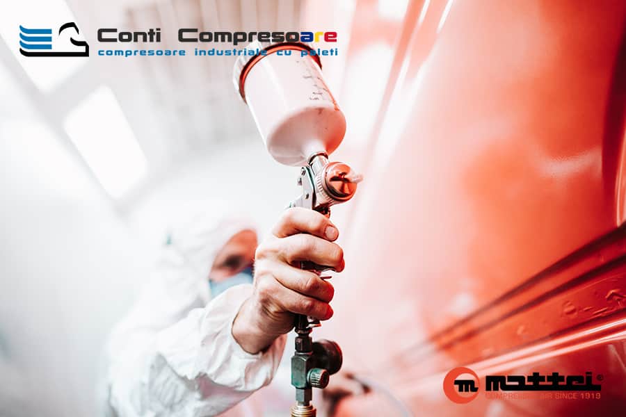Compresoare Aer Profesionale pentru Industria Auto: Compresoare cu paleti Mattei