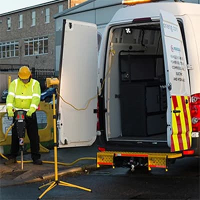 Compresoare mobile Mattei - on vehicle